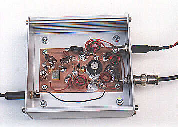Wired prototype of 80m transmitter