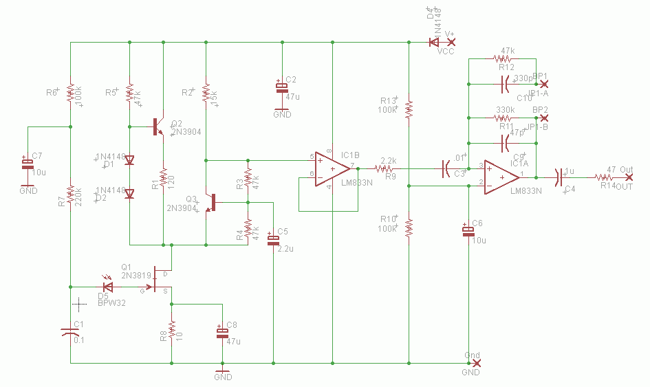 Revised KA7OEI Schematic